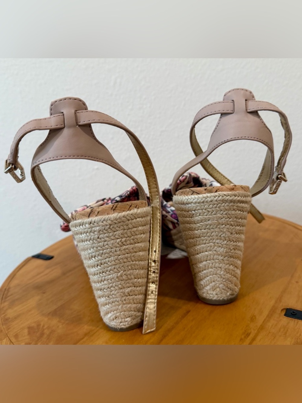 Sam Edelman Aubrey Floral Wedges sandals size 9 - Picture 4 of 7